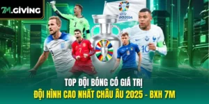 top đội bóng có giá trị đội hình cao nhất Châu Âu